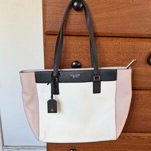 Kate Spade Black and Cream Tote Bag